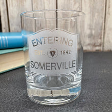 Load image into Gallery viewer, Entering Somerville 14oz Whiskey Tumbler
