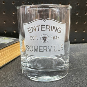 Entering Somerville 14oz Whiskey Tumbler